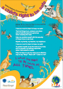 Right to be safe poster