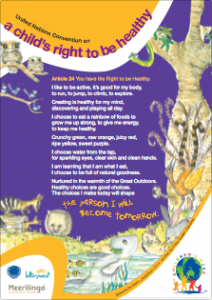 Right to be healthy poster